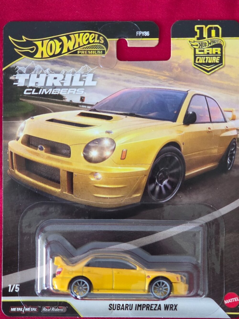 2026 HOT WHEELS, PREMIUM REAL RIDERS, COMPLETE SET OF THE THRILL CLIMBERS!!!
